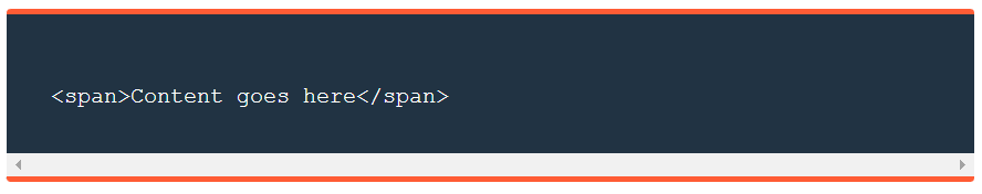 کاربرد span در html