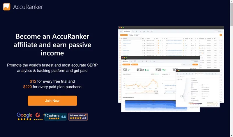 برنامه همکاری در فروش AccuRanker