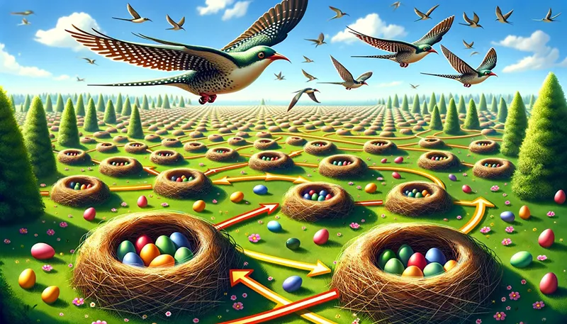 قوانین الگوریتم فاخته (Cuckoo Search)