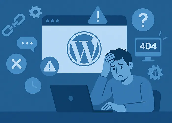 wordpress-website-design-problems مشکلات رایج طراحی سایت با وردپرس و نحوه حل آنها