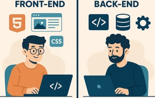 تفاوت برنامه نویسی بک اند و فرانت اند