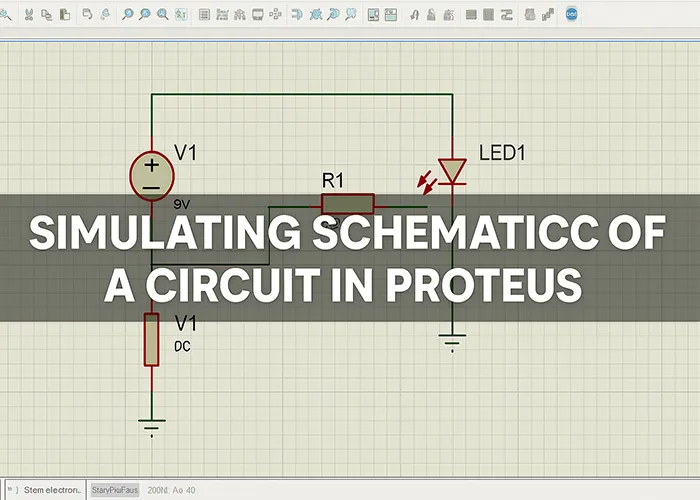 circuit-simulation-with-proteus آموزش شبیه سازی مدار با پروتئوس