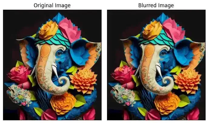 محو کردن تصویر Blurring با پایتون
