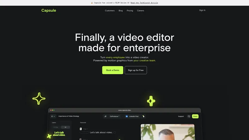 ساخت ویدئو با  Capsule