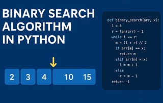 الگوریتم جستجوی دودویی Binary Search در پایتون