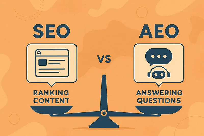 SEO برای رتبه در گوگل، AEO برای پاسخ در هوش مصنوعی!