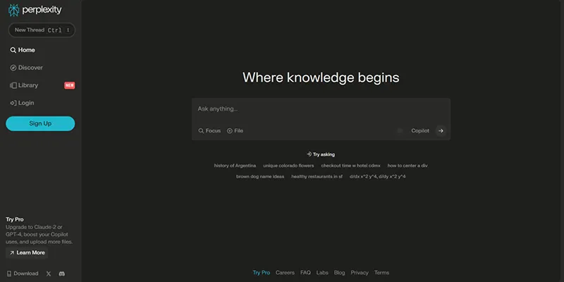 آموزش استفاده از هوش مصنوعی Perplexity