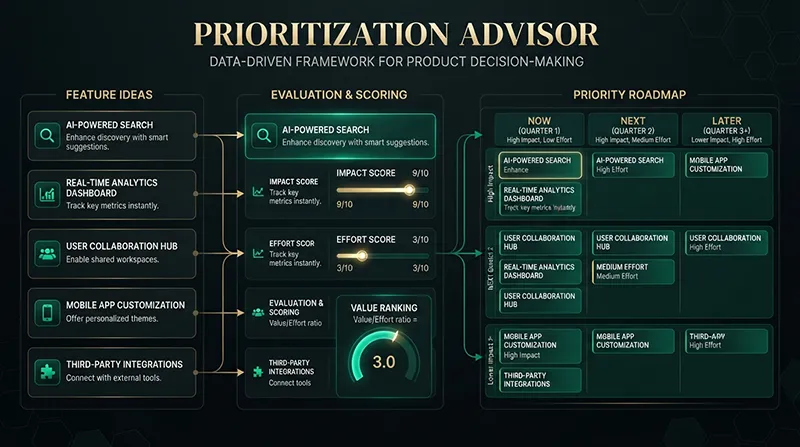 اسکیل Prioritization Advisor برای مدیران محصول